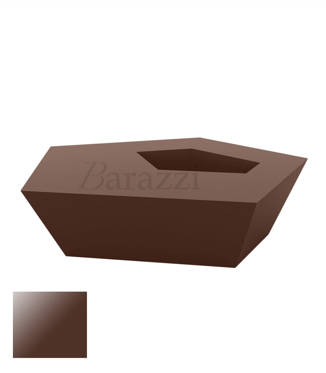 FAZ Table Basse Marron Polyethylene Laque Vondom