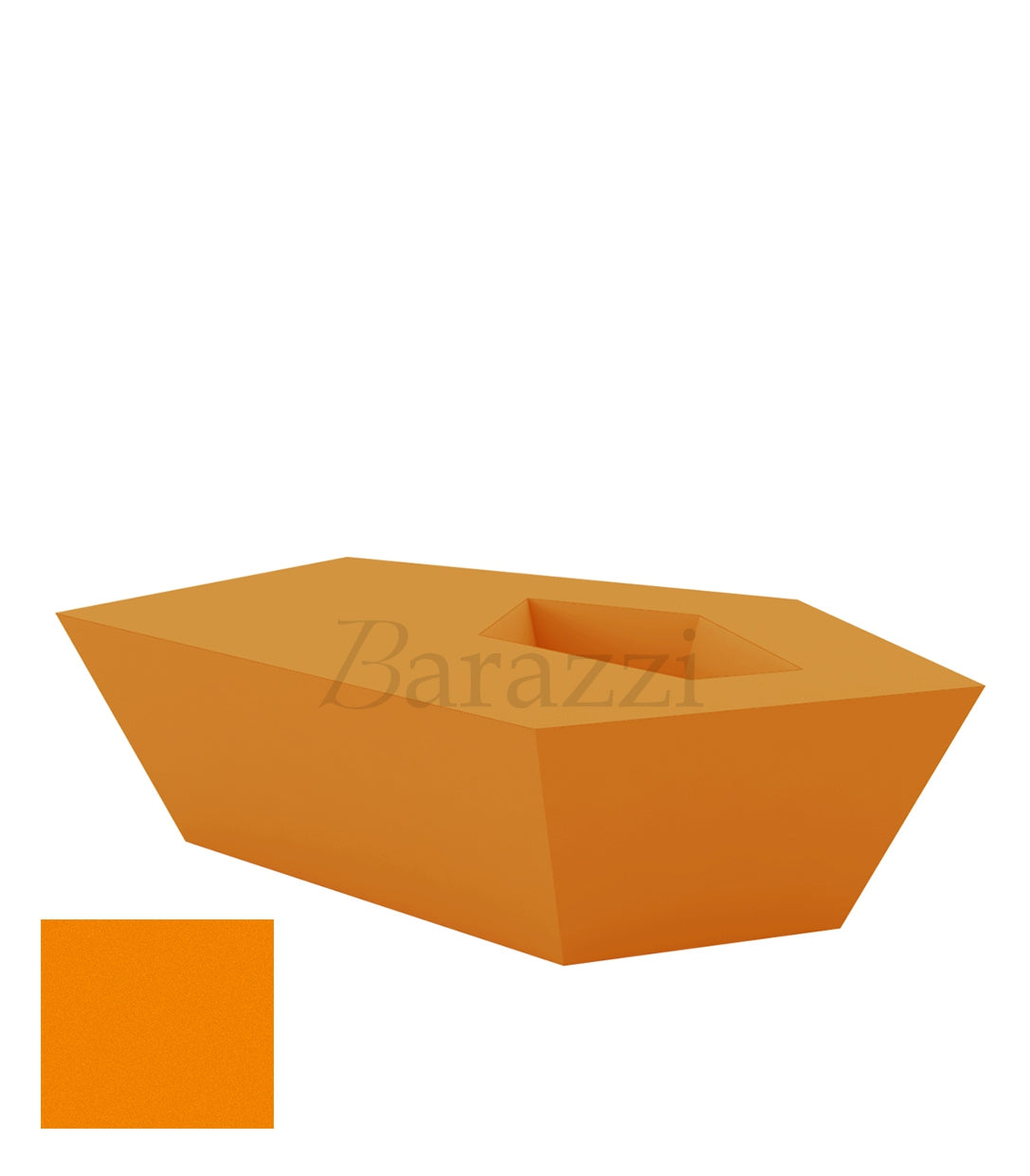  FAZ Table Basse Orange Polyethylene Mat Vondom