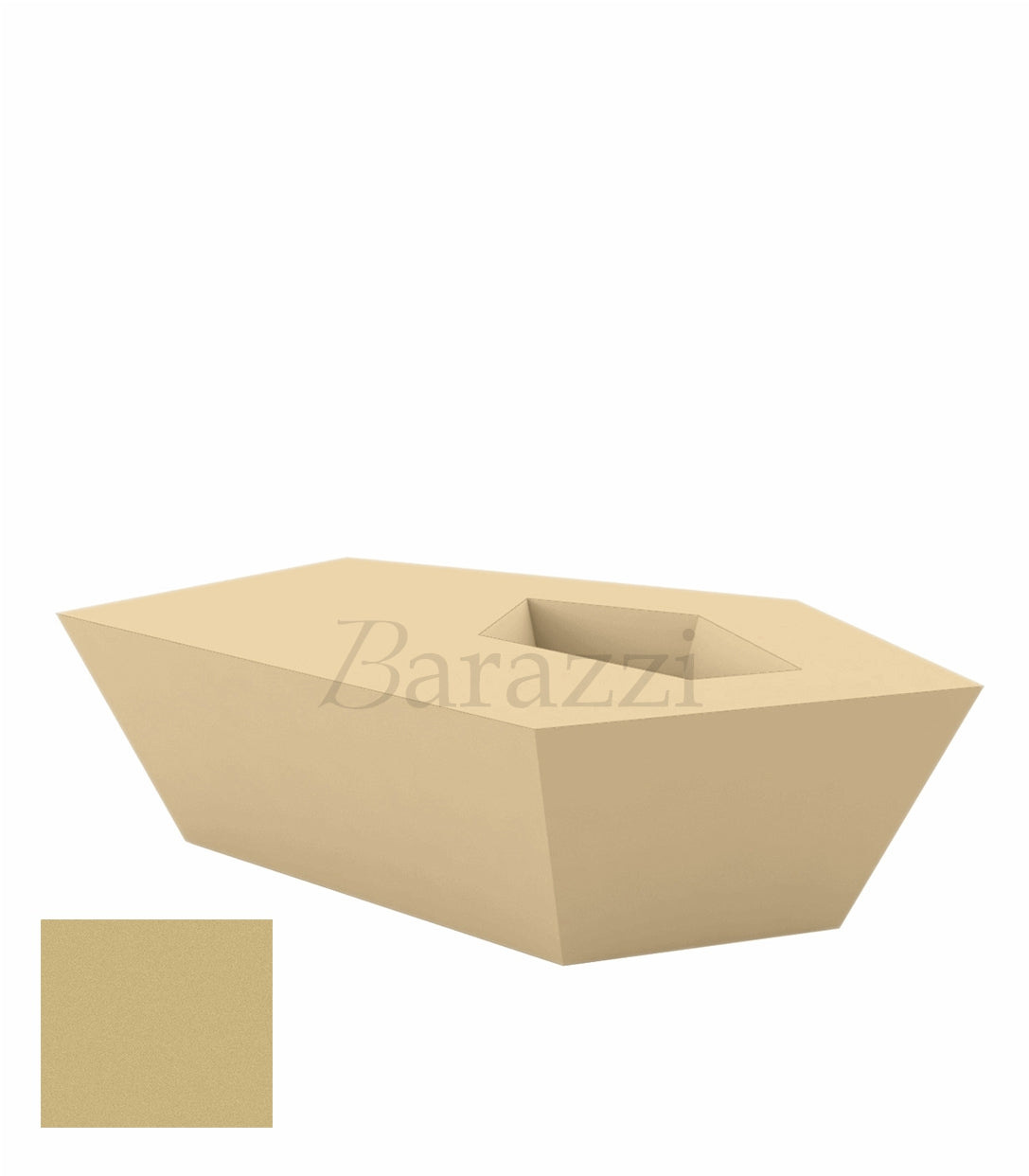 FAZ Table Basse Beige Polyethylene Mat Vondom