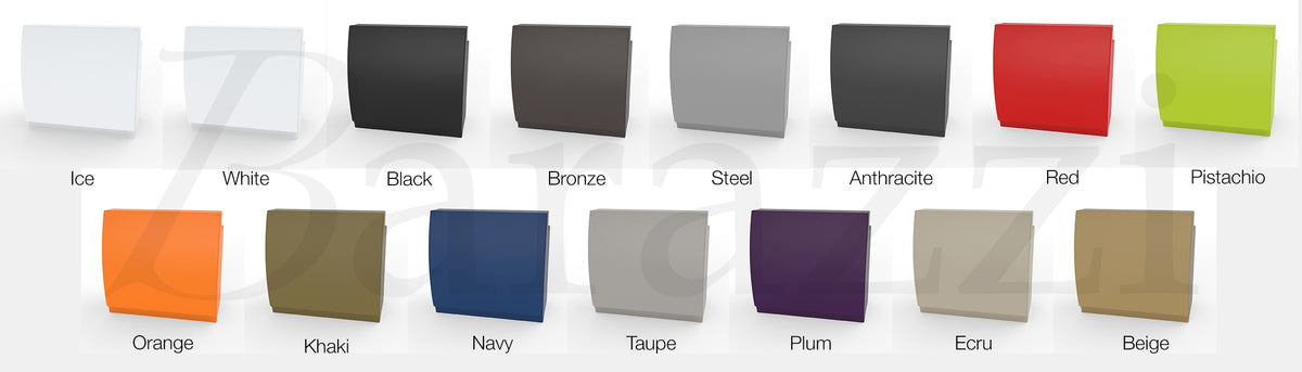 Couleurs disponibles pour le Bar Outdoor FIESTA 120 Polyethylene Mat