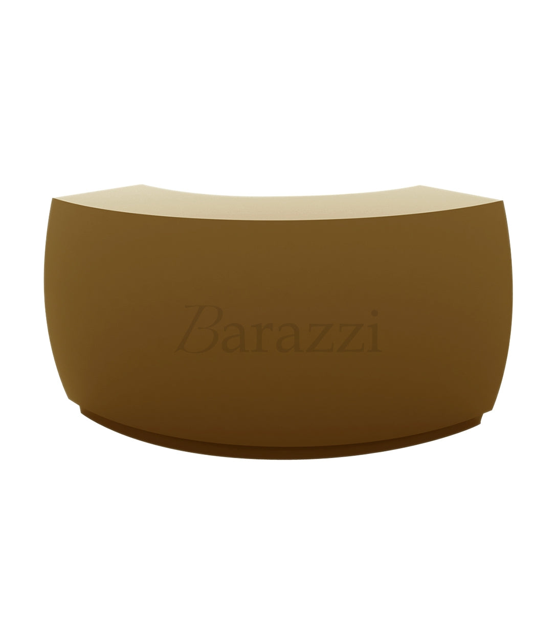 Fiesta Curved Bar with Champagne Lacquered Finish by Vondom