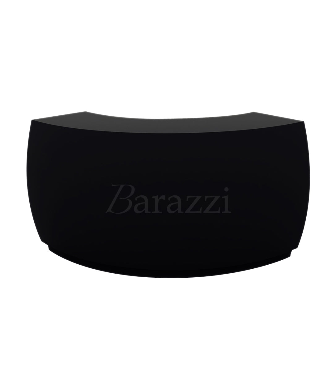 Fiesta Curved Bar with Black Lacquered Finish by Vondom