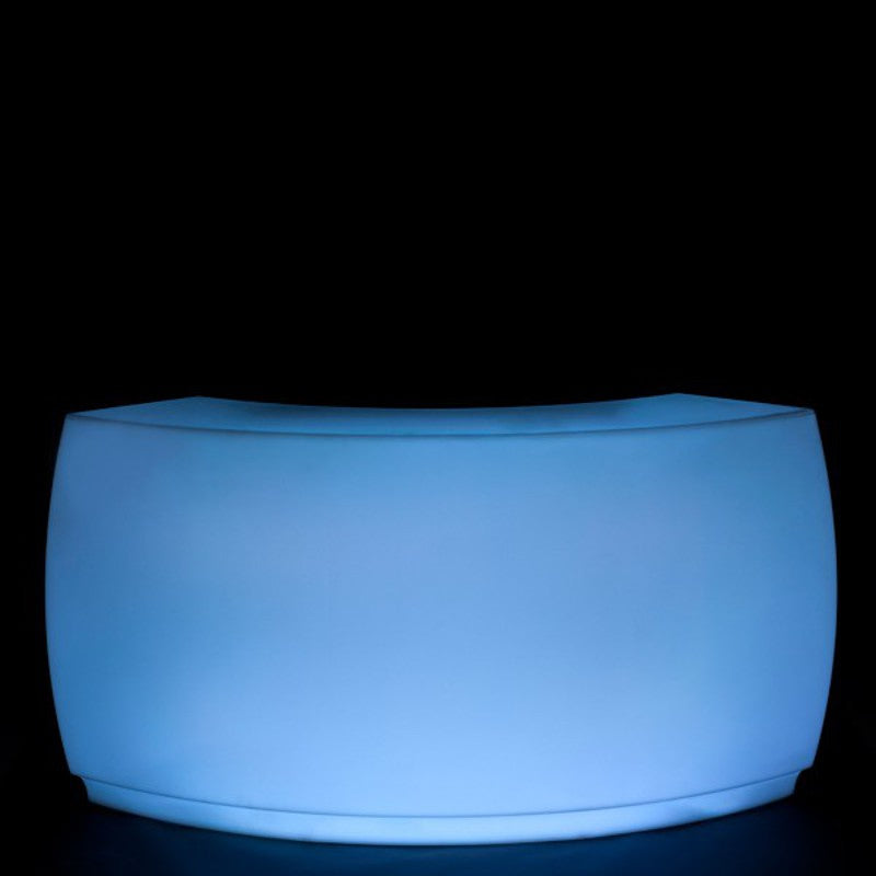 	Module d'Angle Lumineux à Led Multicolore (lumière bleue) FIESTA Curva par Vondom