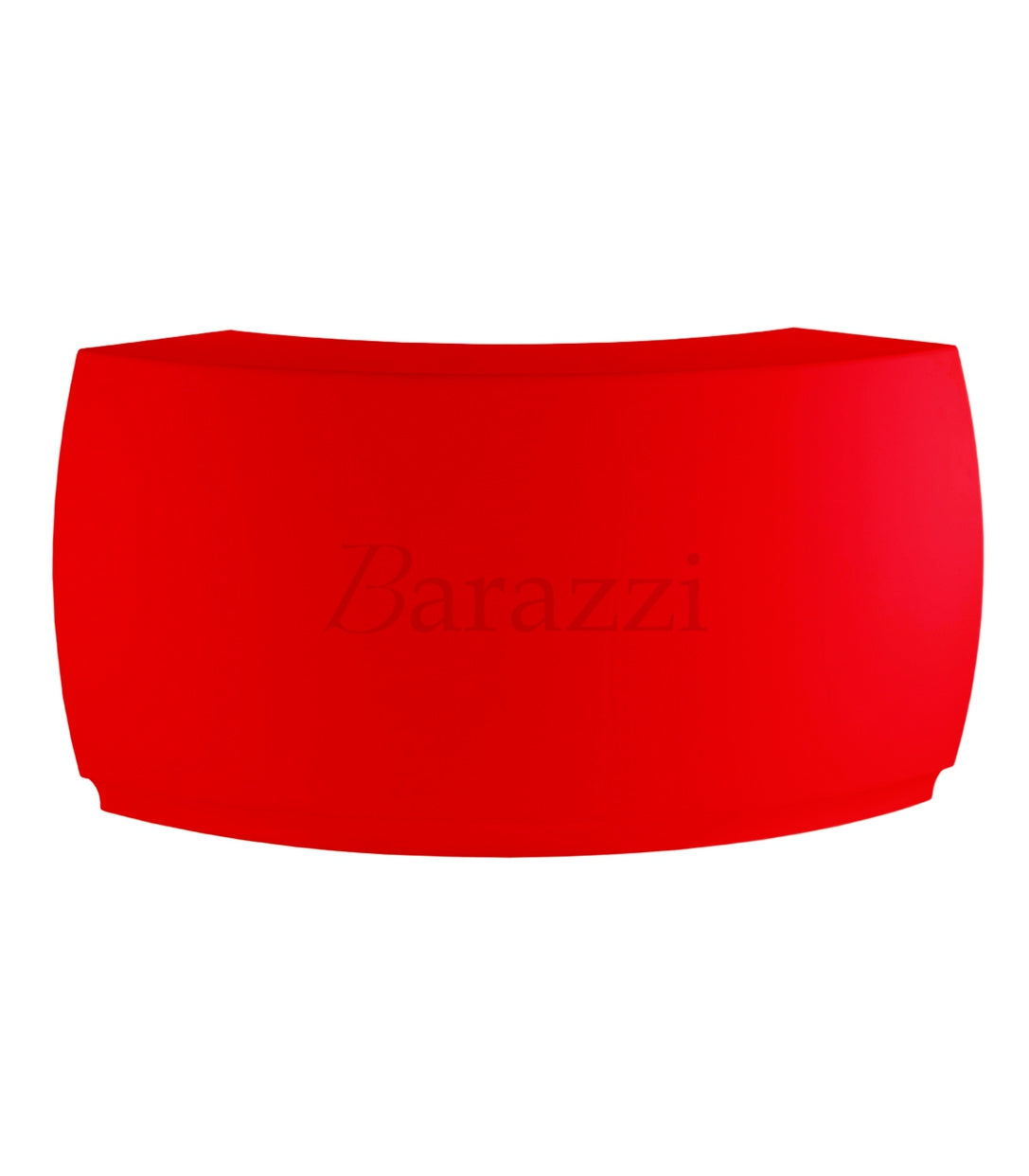 Fiesta Curved Bar with Matt Red Finish by Vondom