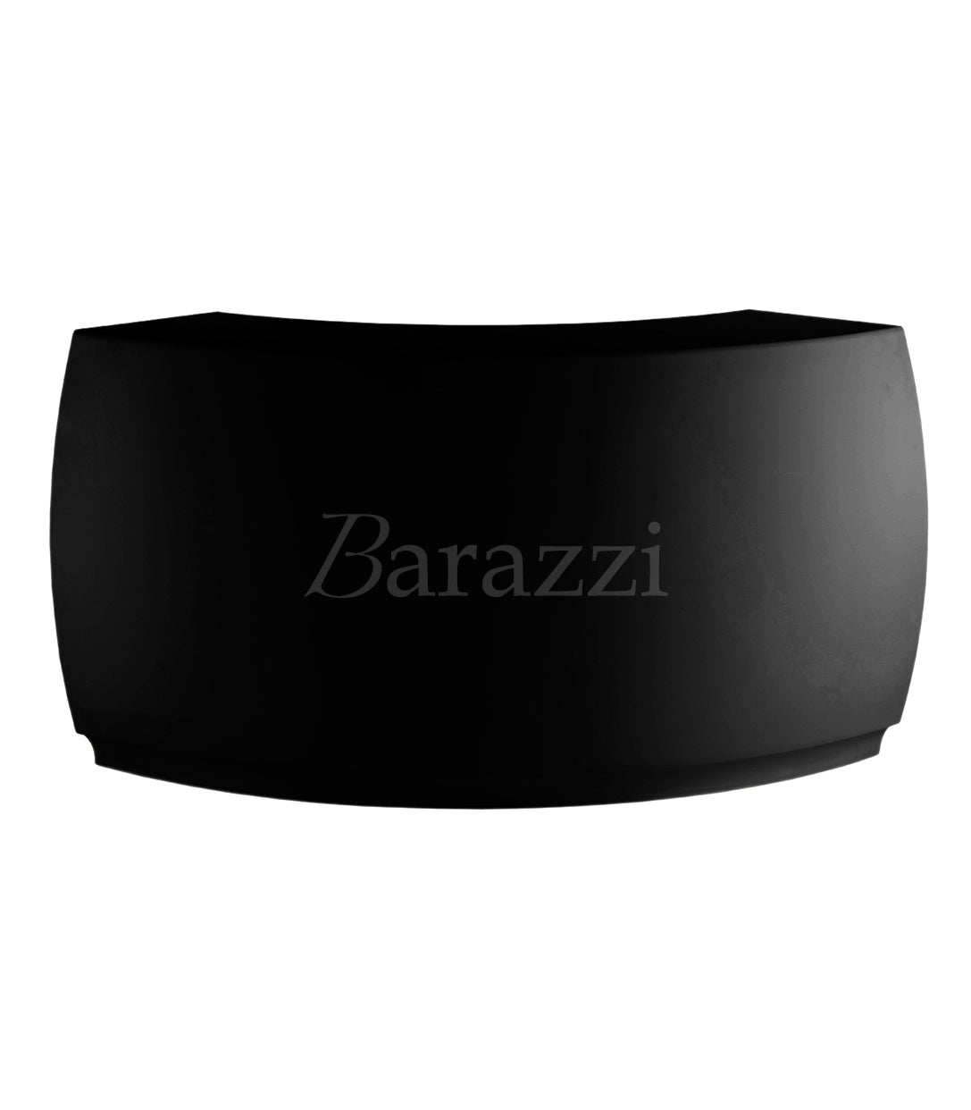 Fiesta Curved Bar with Matt Black Finish by Vondom