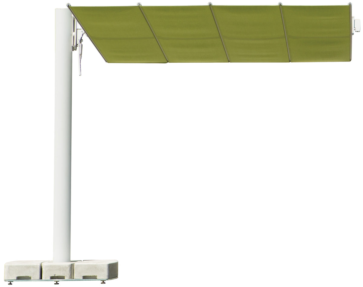 Flexy Twin Umbrella with one tiltable awning