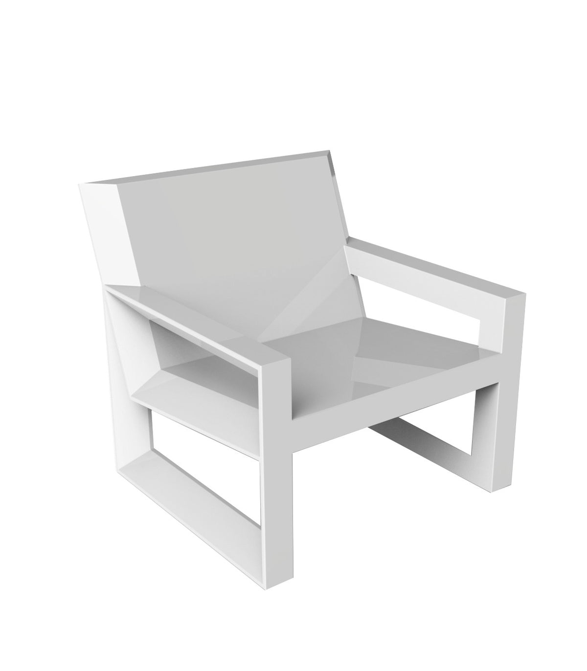 Frame - Lacquered Outdoor Design Armchair - Vondom