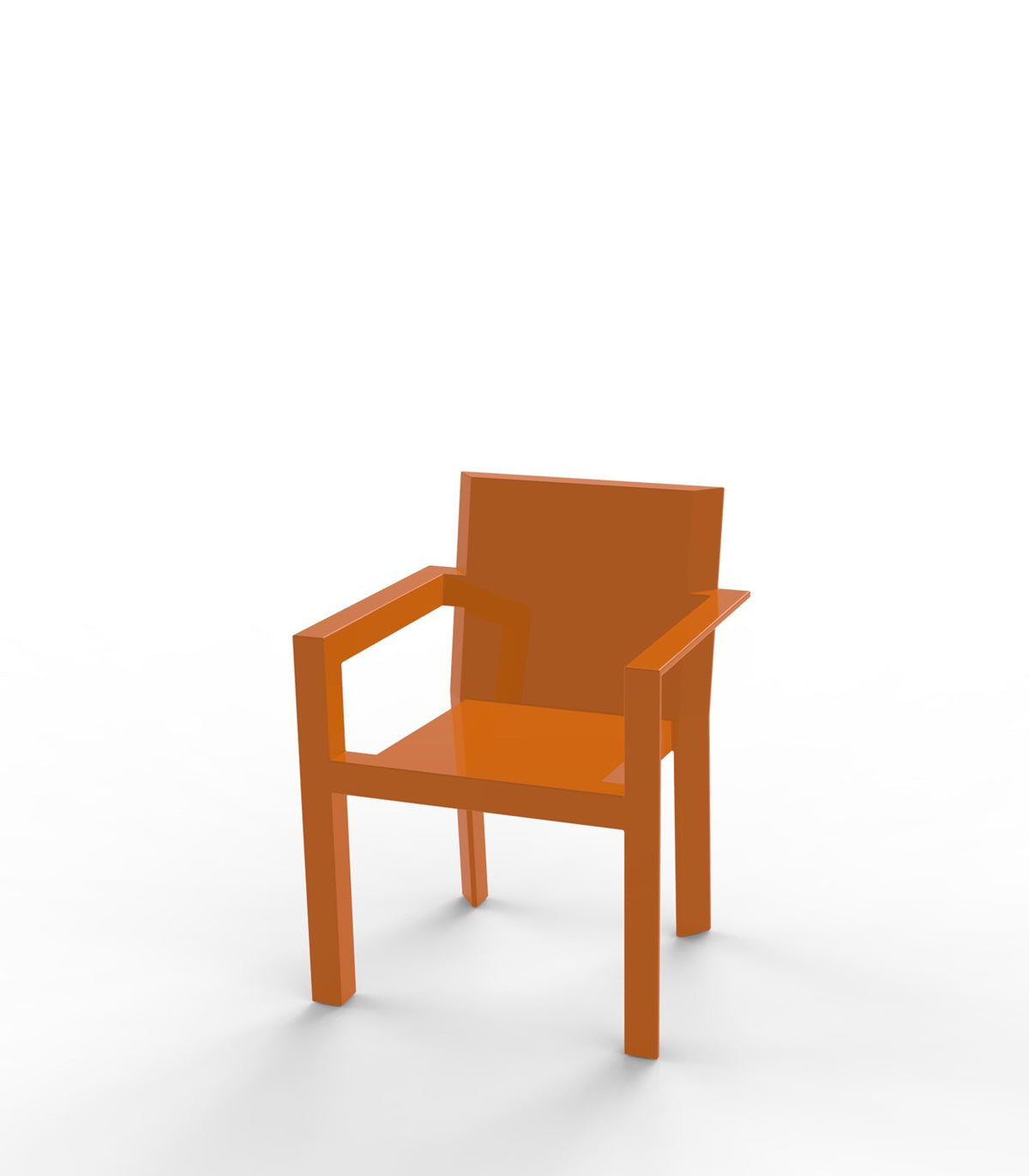 Frame - Fauteuil laqué avec accoudoirs design - Vondom