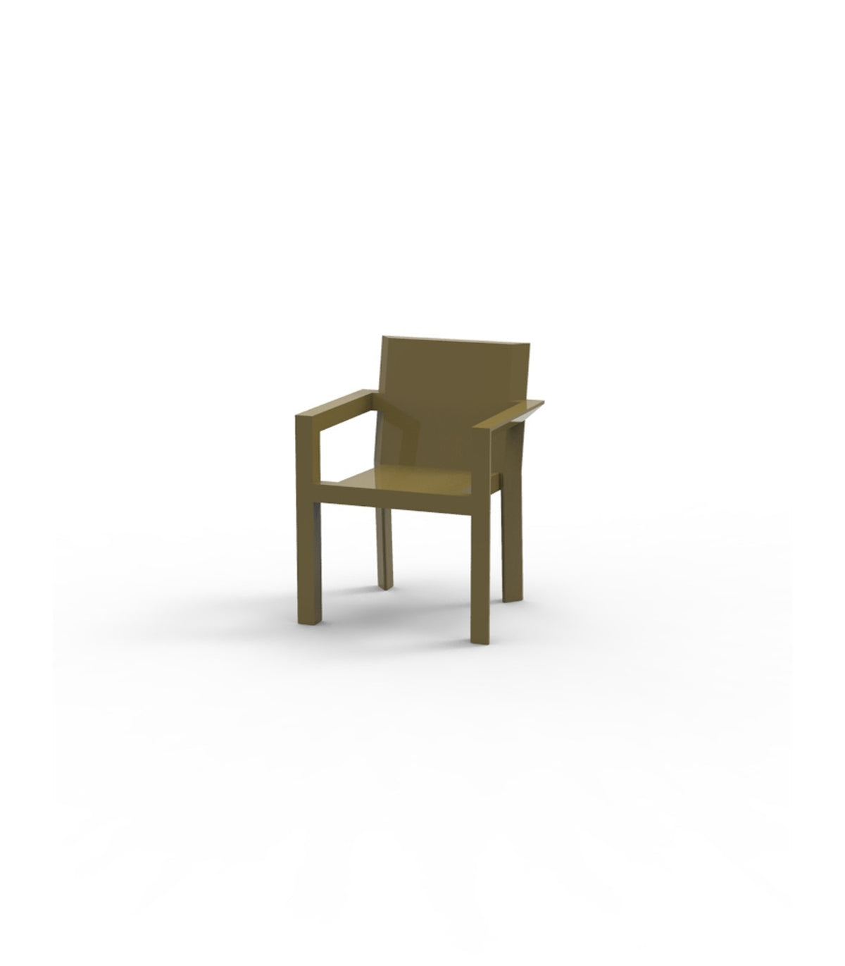 Frame - Fauteuil laqué avec accoudoirs design - Vondom