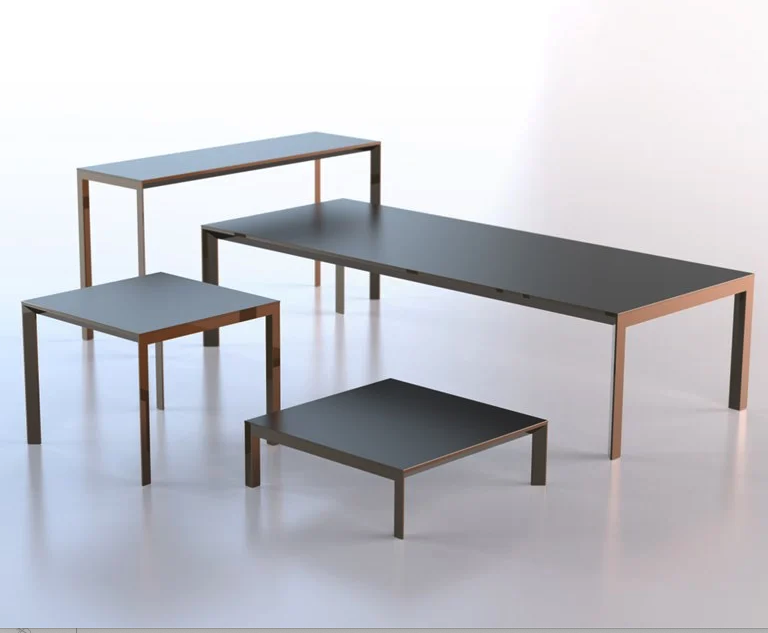 FRAME Table Basse Rectangulaire - Table Basse Design en Aluminium - Vondom