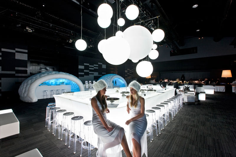 Lampe Ballon Lumineux Suspension GLOBO 60 Ideale Professionnels Hotellerie Restauration et Evenementiel