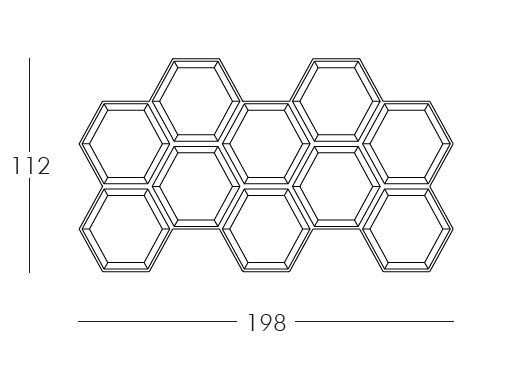 Hexa Bookshelf - Slide Design