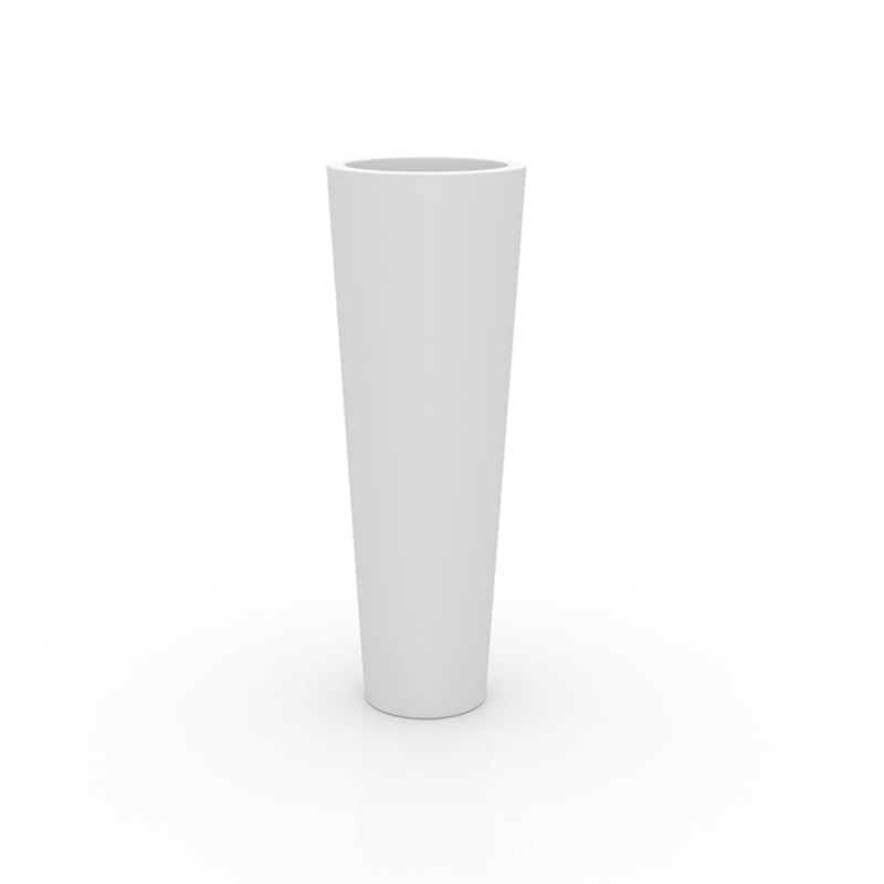 Pot Lumineux Blanc à LED Cône Haut HIGH CONE  Vondom
