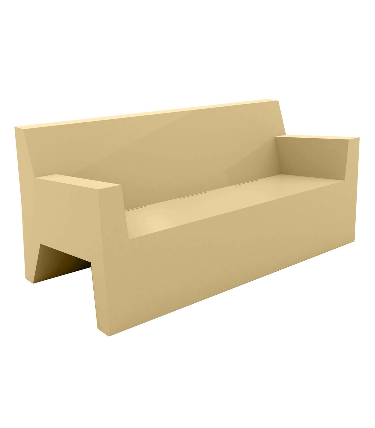 JUT sofa lacquered finish - Vondom - beige