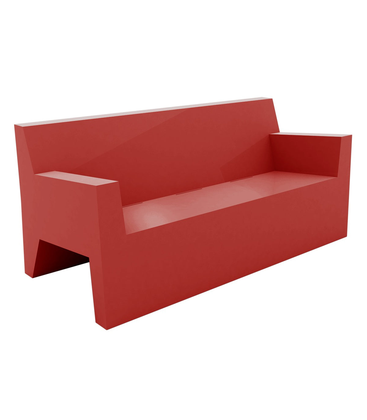 JUT sofa lacquered finish - Vondom - red