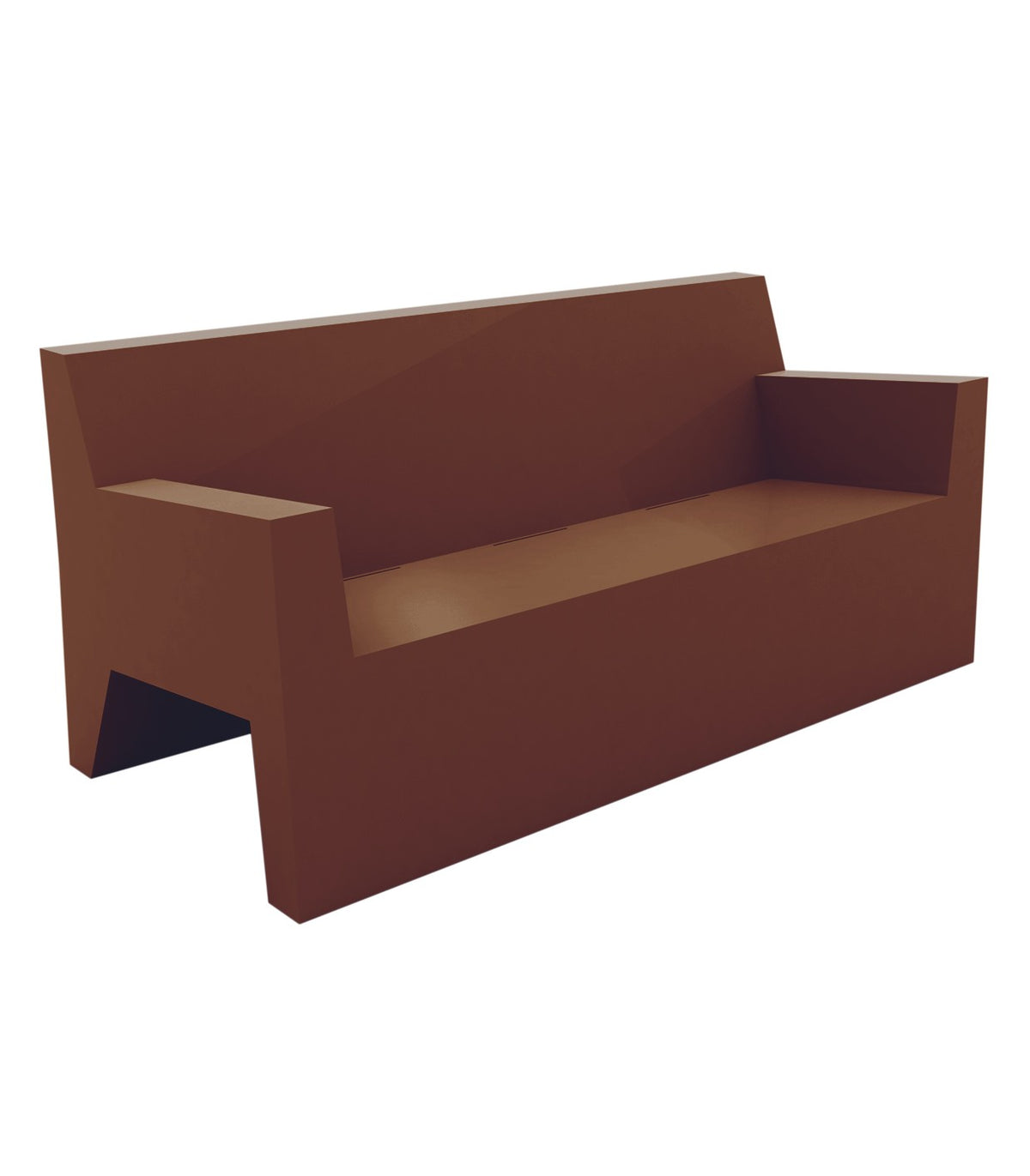 JUT sofa lacquered finish - Vondom - bronze