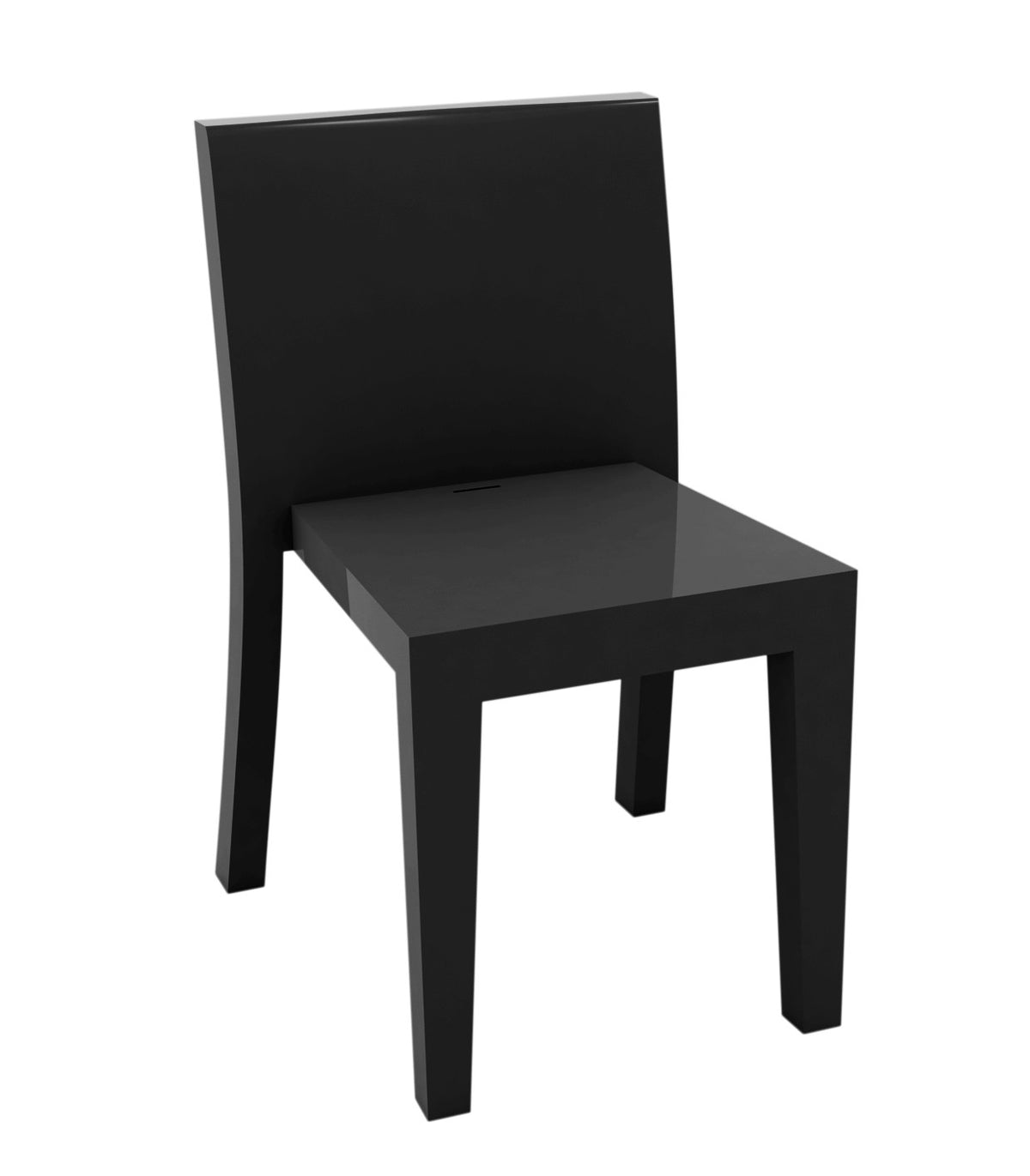 Chaise JUT laquée - noir