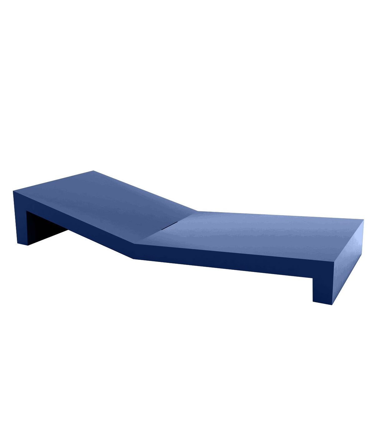 JUT lounge chair lacquered finish - Vondom - blue