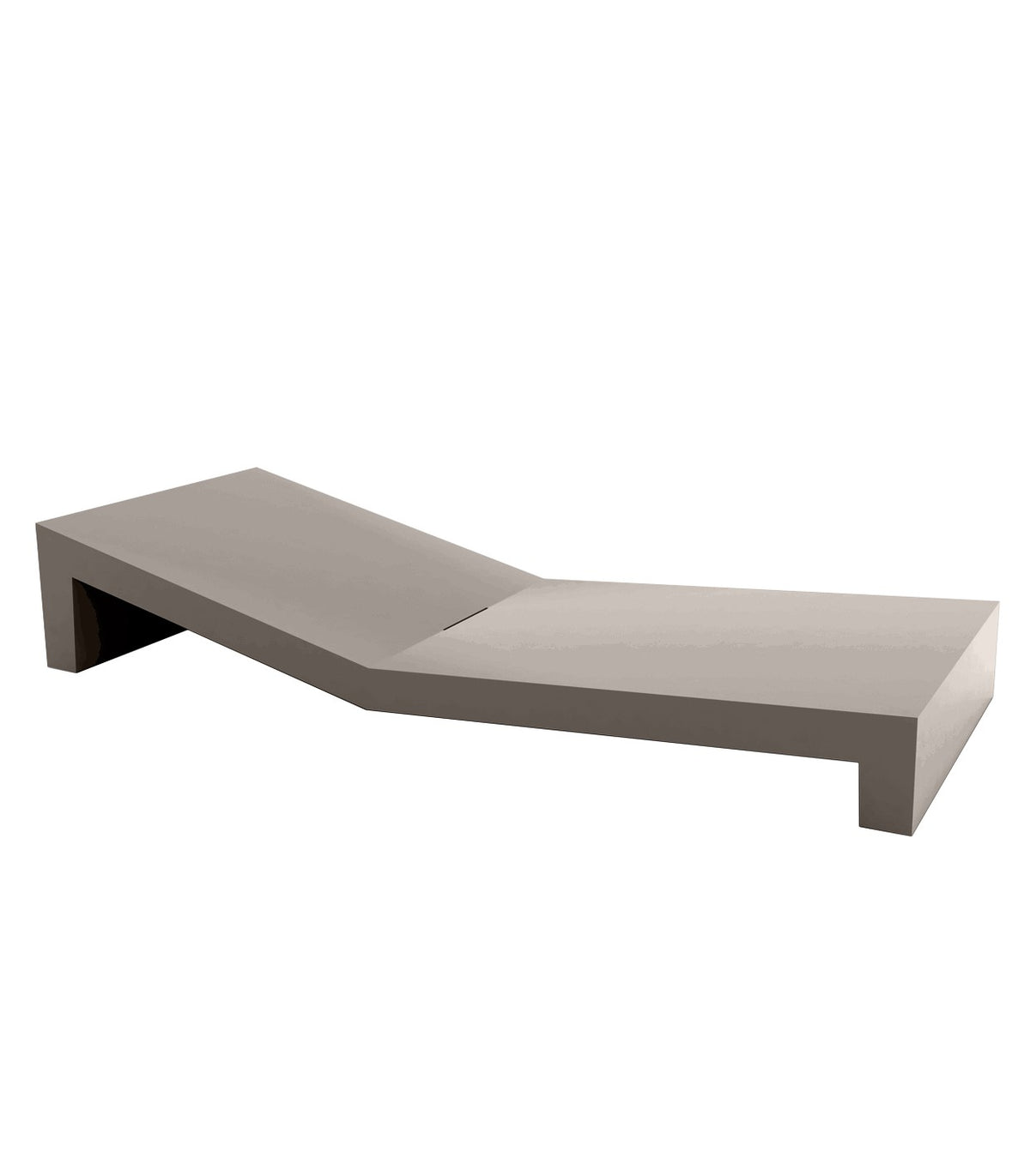 JUT lounge chair lacquered finish - Vondom - taupe