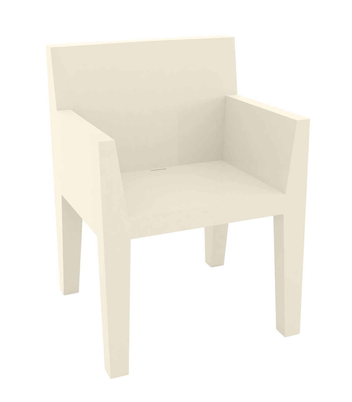 Fauteuil collection JUT Vondom finition laquée - écru