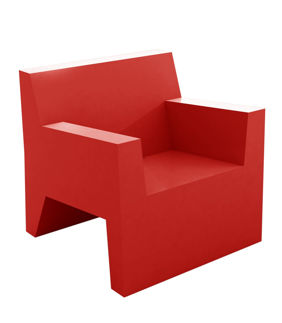 JUT lounge armchair lacquered finish - Vondom - red