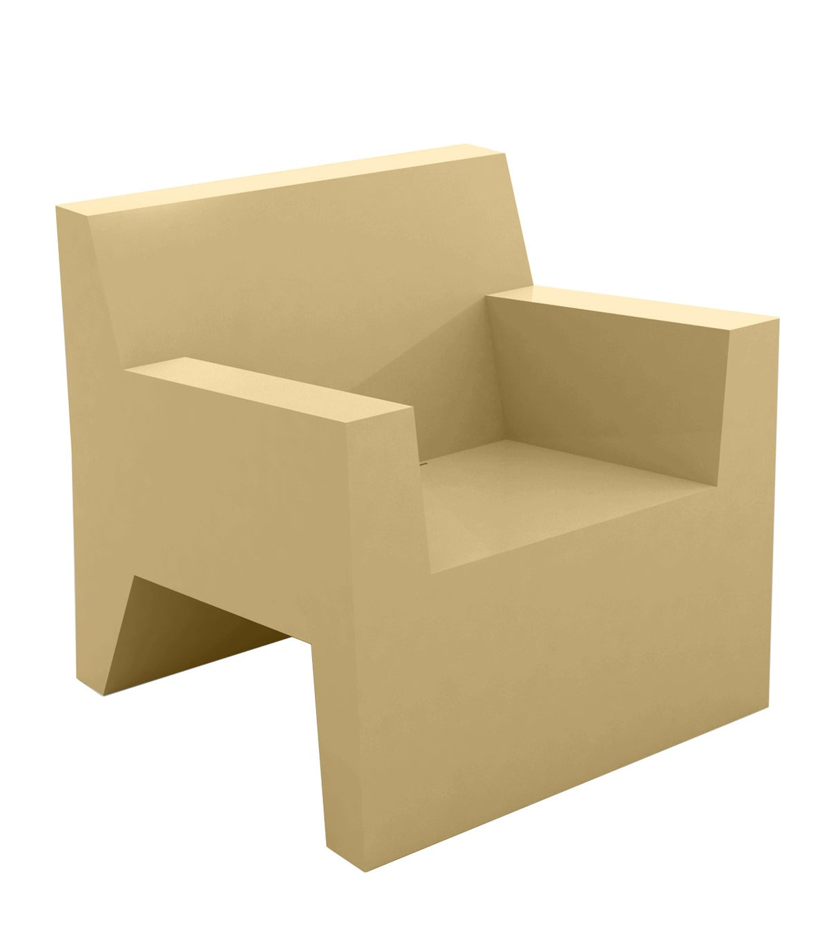 JUT lounge armchair lacquered finish - Vondom - beige