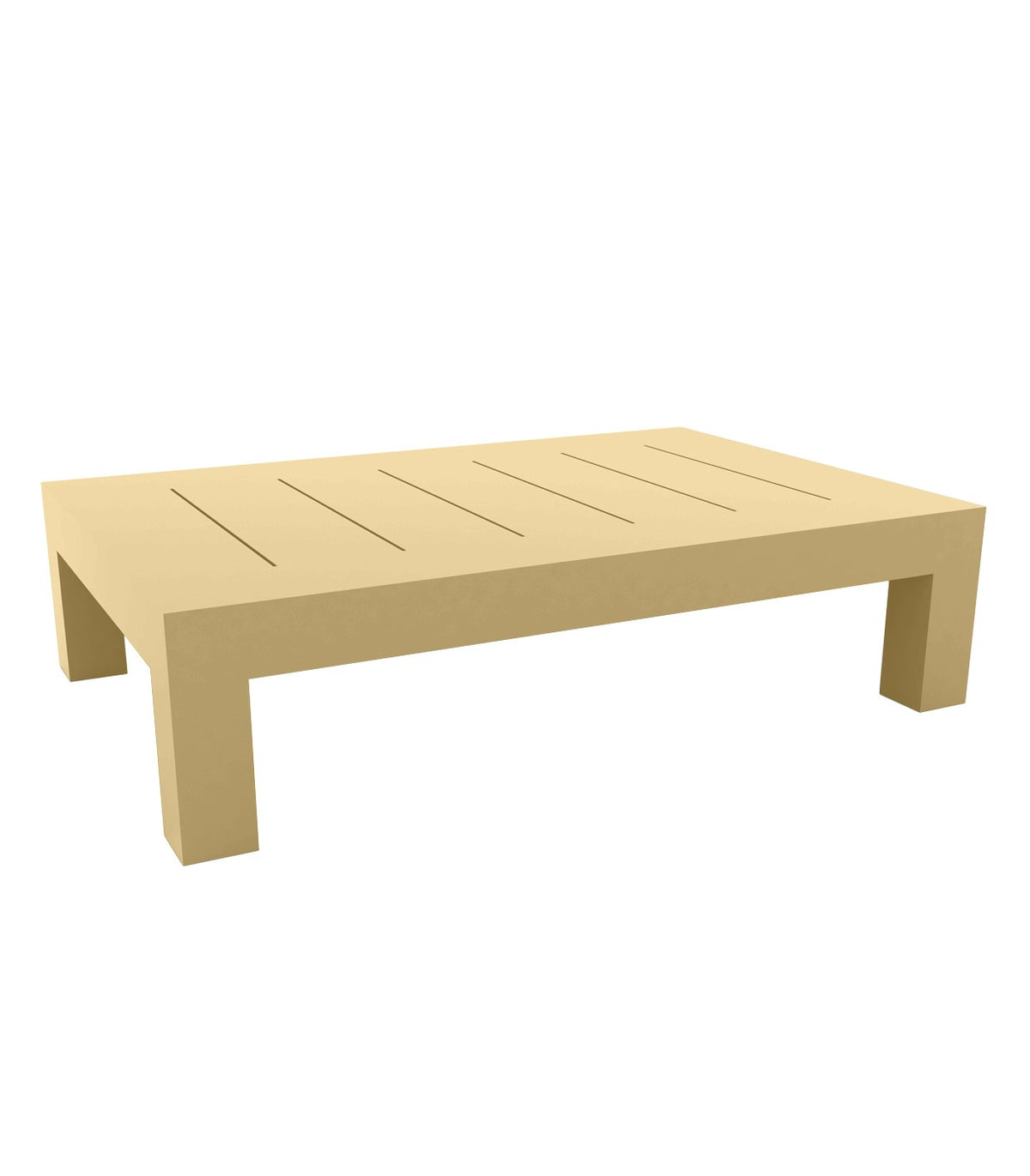 Table basse JUT laquée Vondom - beige