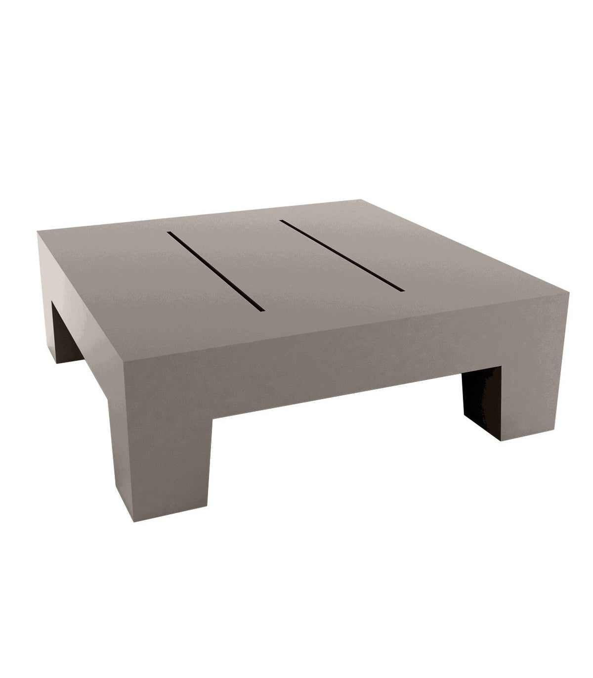 Table basse JUT Vondom laquée - taupe