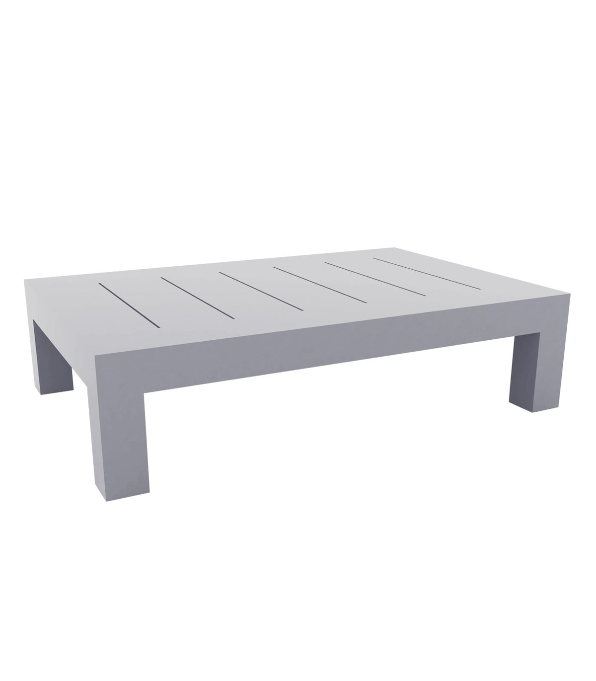 Table basse JUT laquée Vondom - gris acier