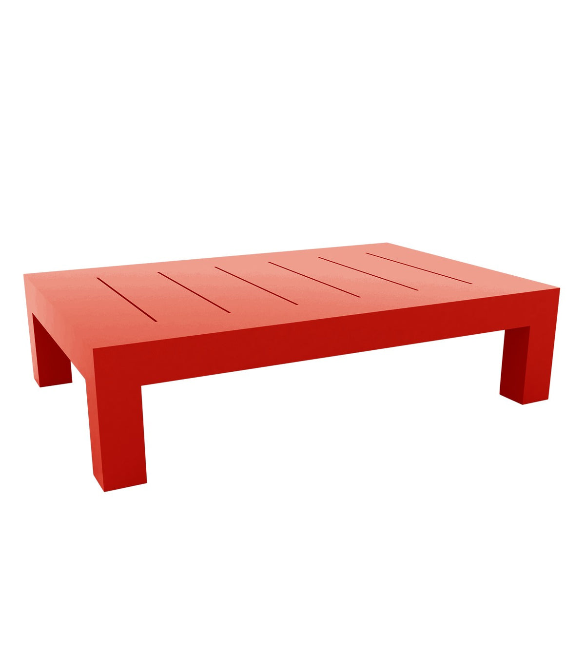 Table basse JUT laquée Vondom - rouge
