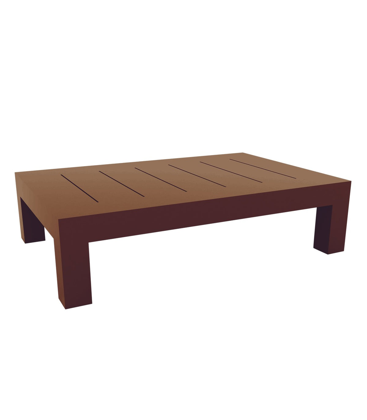 Table basse JUT laquée Vondom - bronze