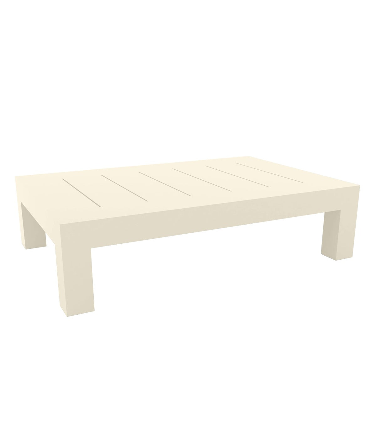Table basse JUT laquée Vondom - écru