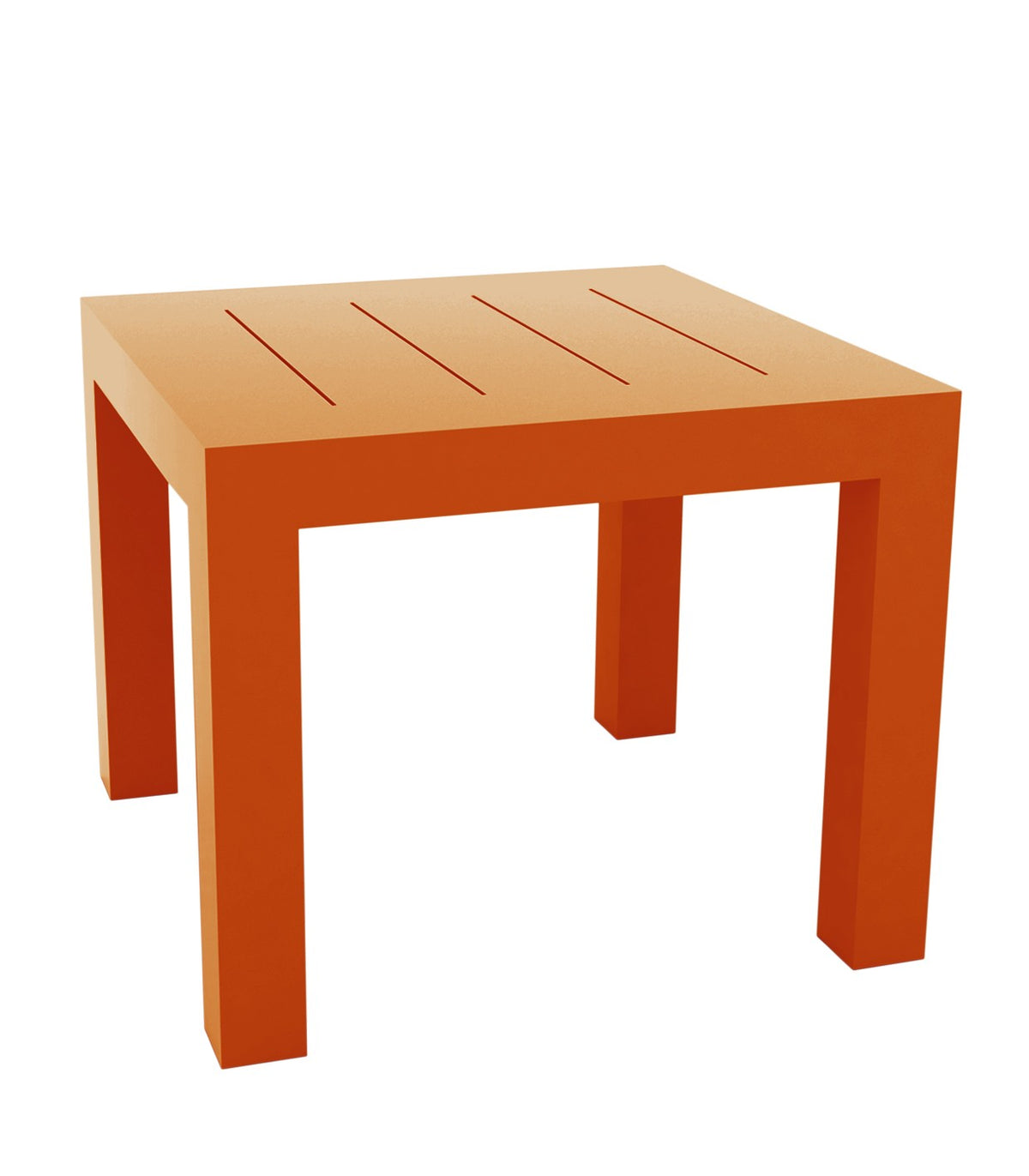 JUT square table lacquered finish - Vondom - orange