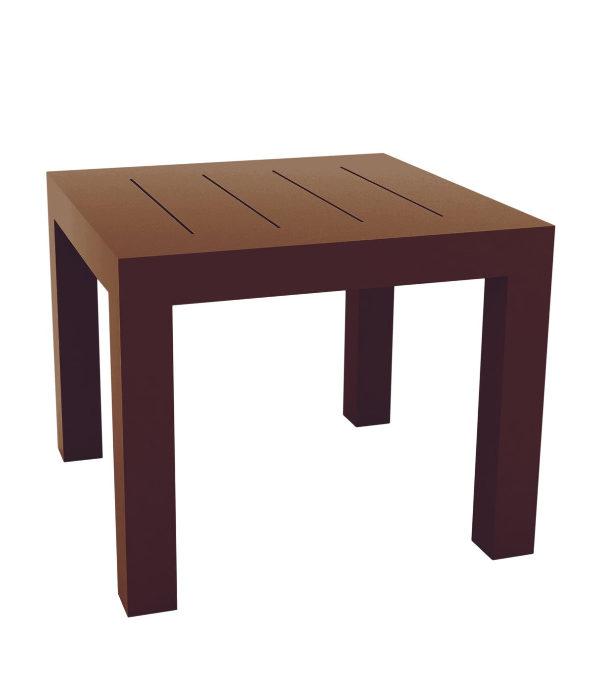 JUT square table lacquered finish - Vondom - bronze