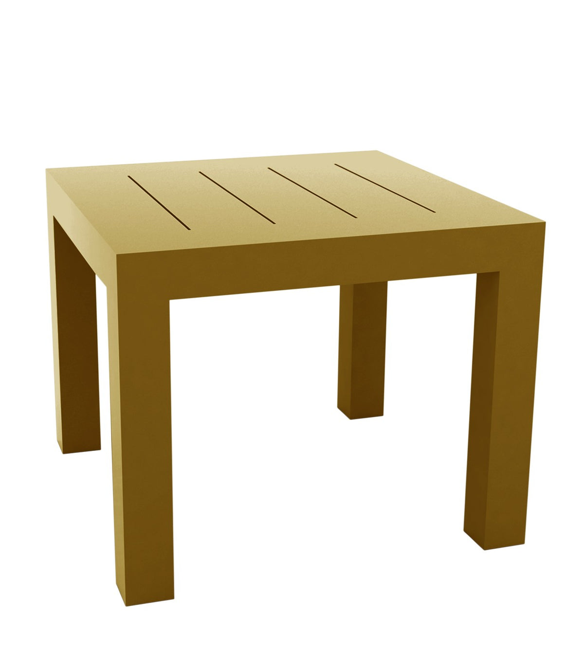 JUT square table lacquered finish - Vondom - champagne