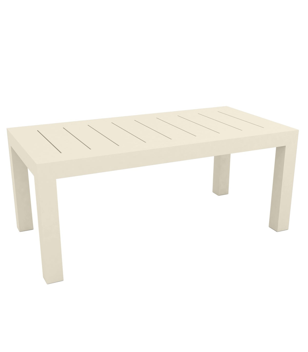 JUT large rectangular table lacquered finish - Vondom - ecru