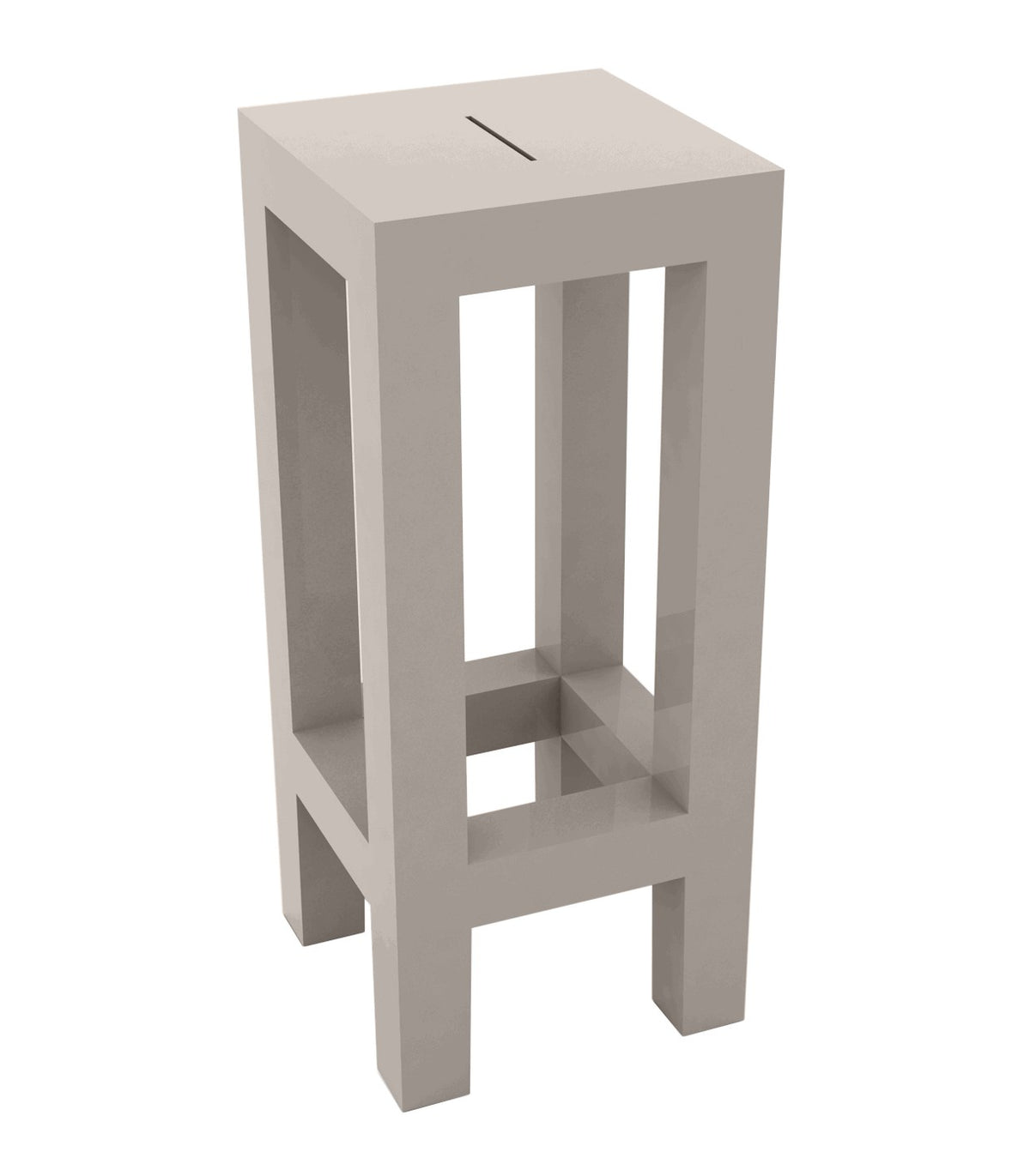Tabouret JUT Vondom laqué - taupe