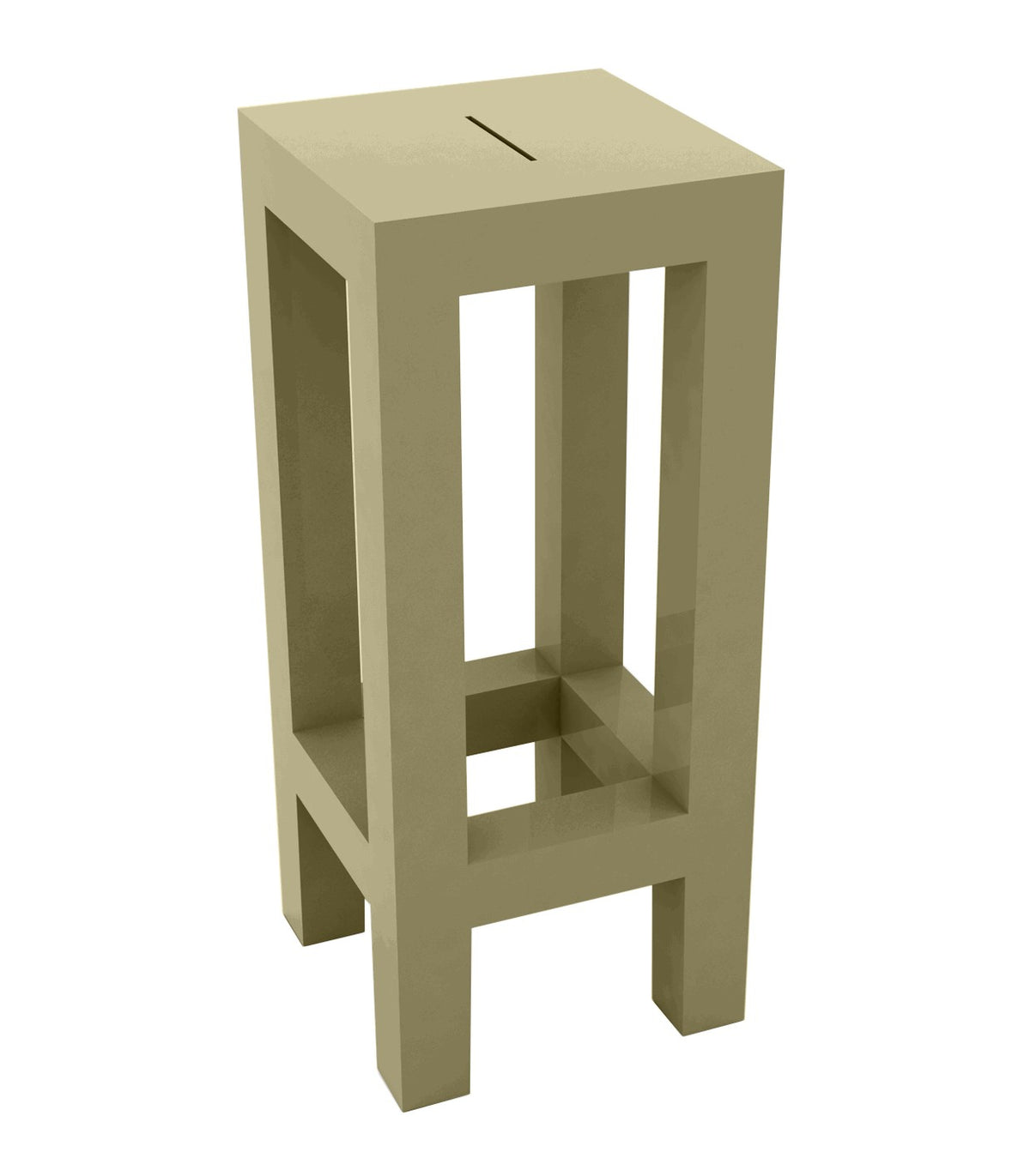 Tabouret JUT Vondom laqué - khaki