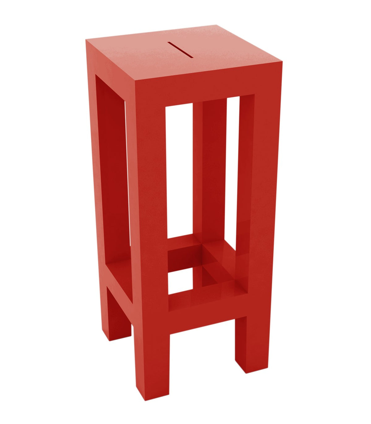 Tabouret JUT Vondom laqué - rouge