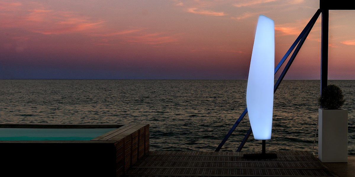 LAMPE BLANCA - Lampe extérieur en forme de voile