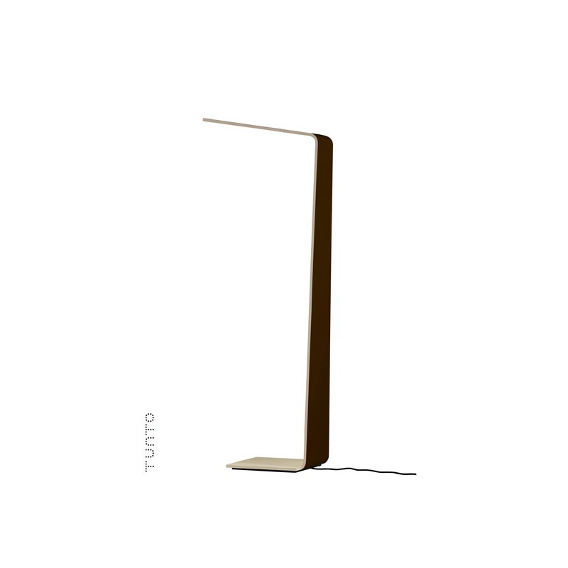 Led2 - tactile LED floor lamp black - Tunto