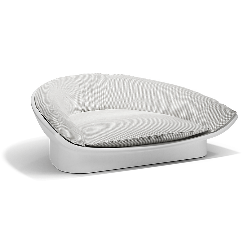 Lit de jardin Luna Vondom blanc