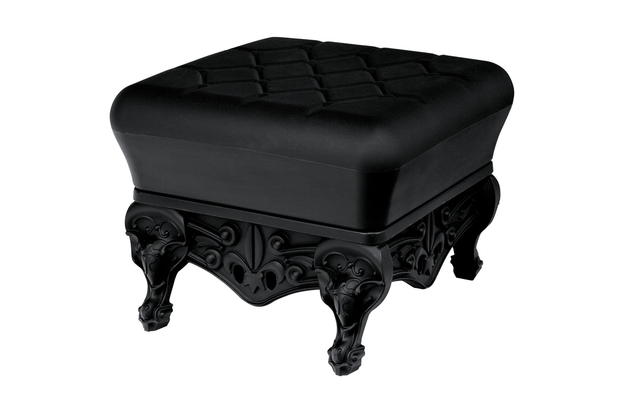  Tabouret Bas Noir Laque Little Prince of Love Slide Design Cote