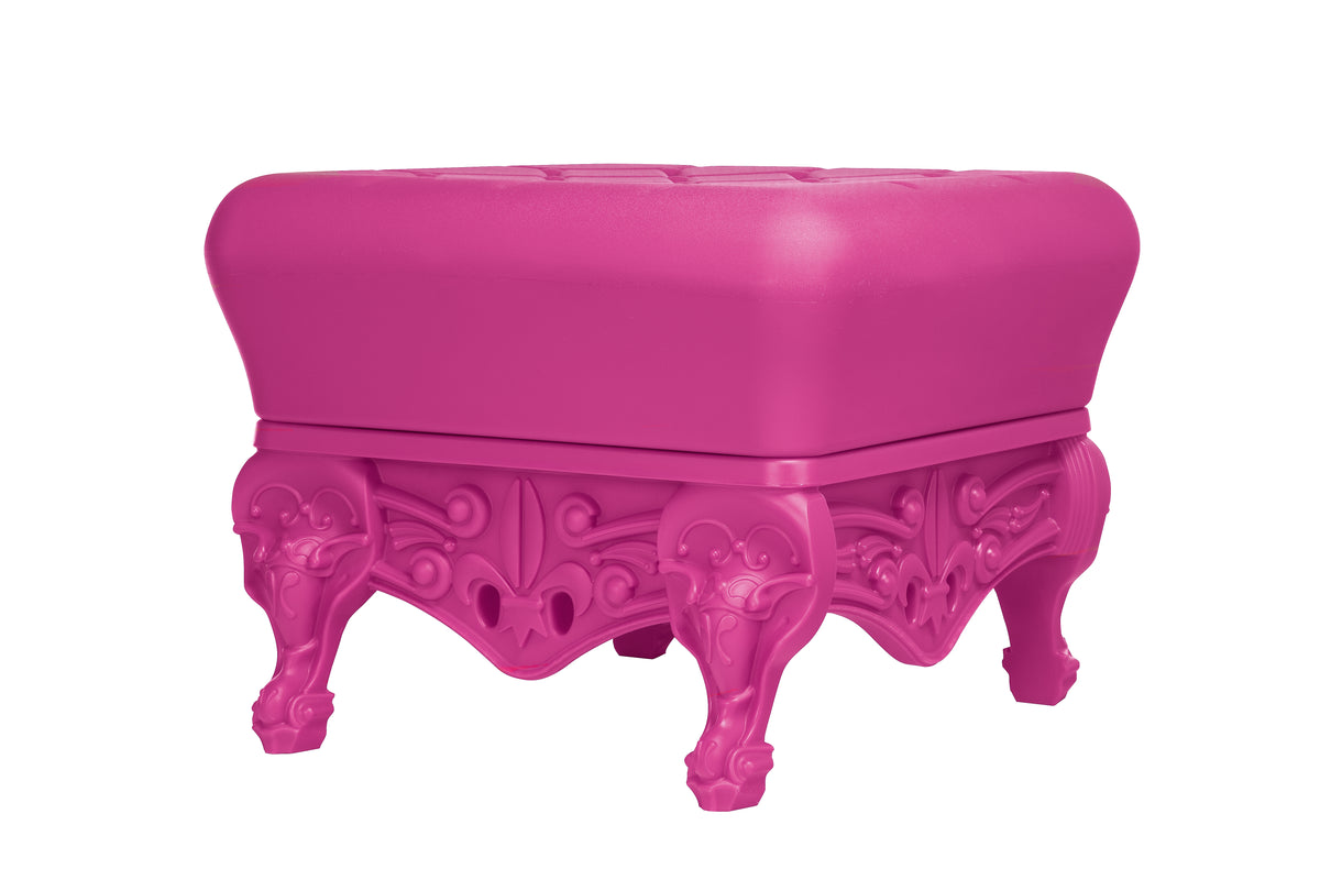 Tabouret Bas Fuchsia Mat Little Prince of Love Slide Design Angle