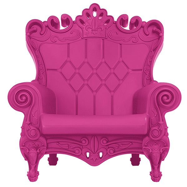Trône couleur Rose mat Little Queen of Love Slide Design