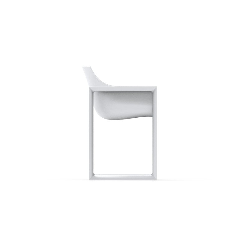 Wall Street Armchair White Vondom