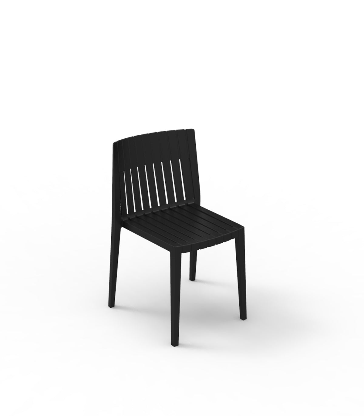 Chaise Couleur Noir SPRITZ par Vondom pour les Professionnels