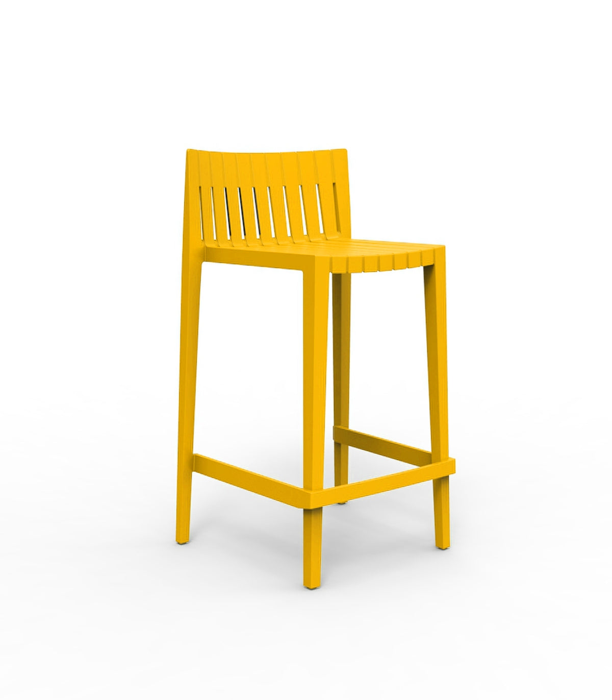  Tabouret Bar 87 Couleur Moutarde SPRITZ par Vondom pour les Professionnels