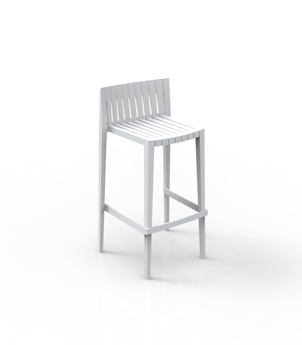 Bar Seat 97 White Color SPRITZ by Vondom for Professionals