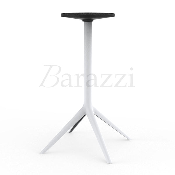 MARI-SOL White Round High Bar Table 4 Legs by Vondom
